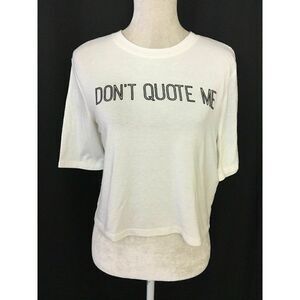 Mink Pink Dont Quote Me Short Short sleeve t shirt